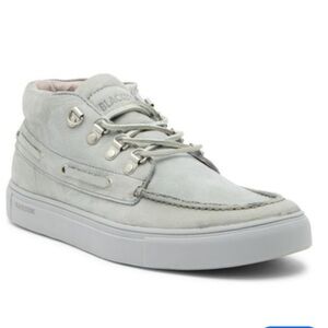 Blackstone 4‎ eyelet lace up chukka leather limestone Sneakers